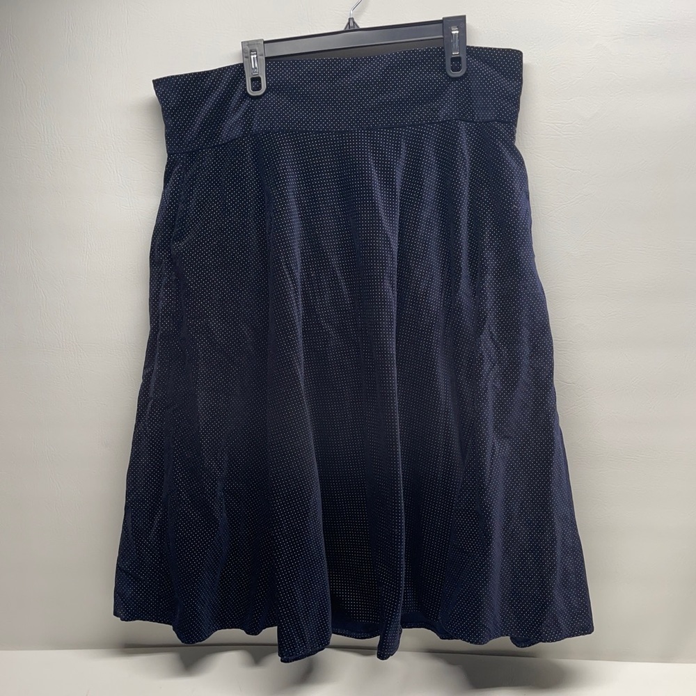JIBRI WOMENS PLUS SIZE VELVET SKIRTS SIZE 2 mini polka dot